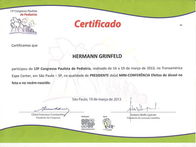 13 Congresso Paulista de Pediatria